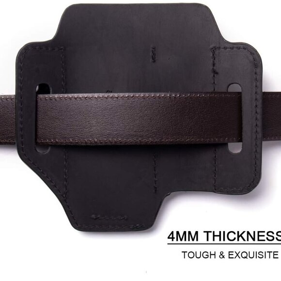 Multitool Belt Sheath, EDC Leather Belt Organizer, Belt Holder with Multitool Po - Picture 7 of 9